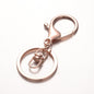 Swivel Key Clasp with Split Ring
