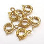 Brass Spring Ring Clasps