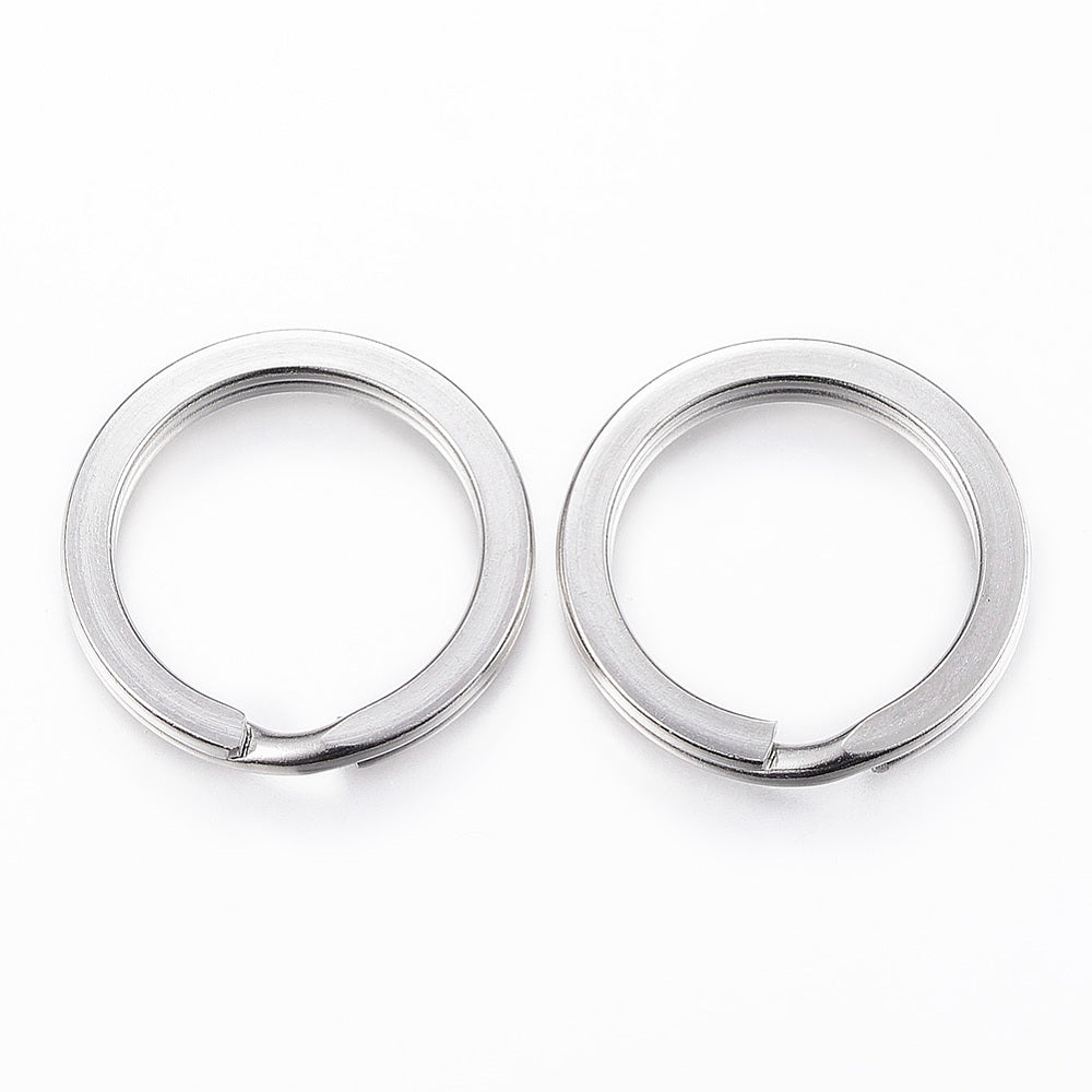 Stainless Steel Flat Key Rings
