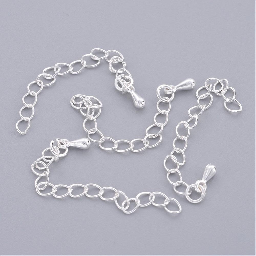 Chain Extender with Teardrop Charm