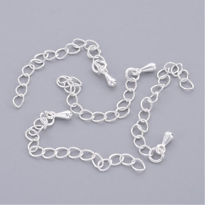 Chain Extender with Teardrop Charm