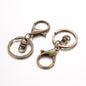 Swivel Key Clasp with Split Ring