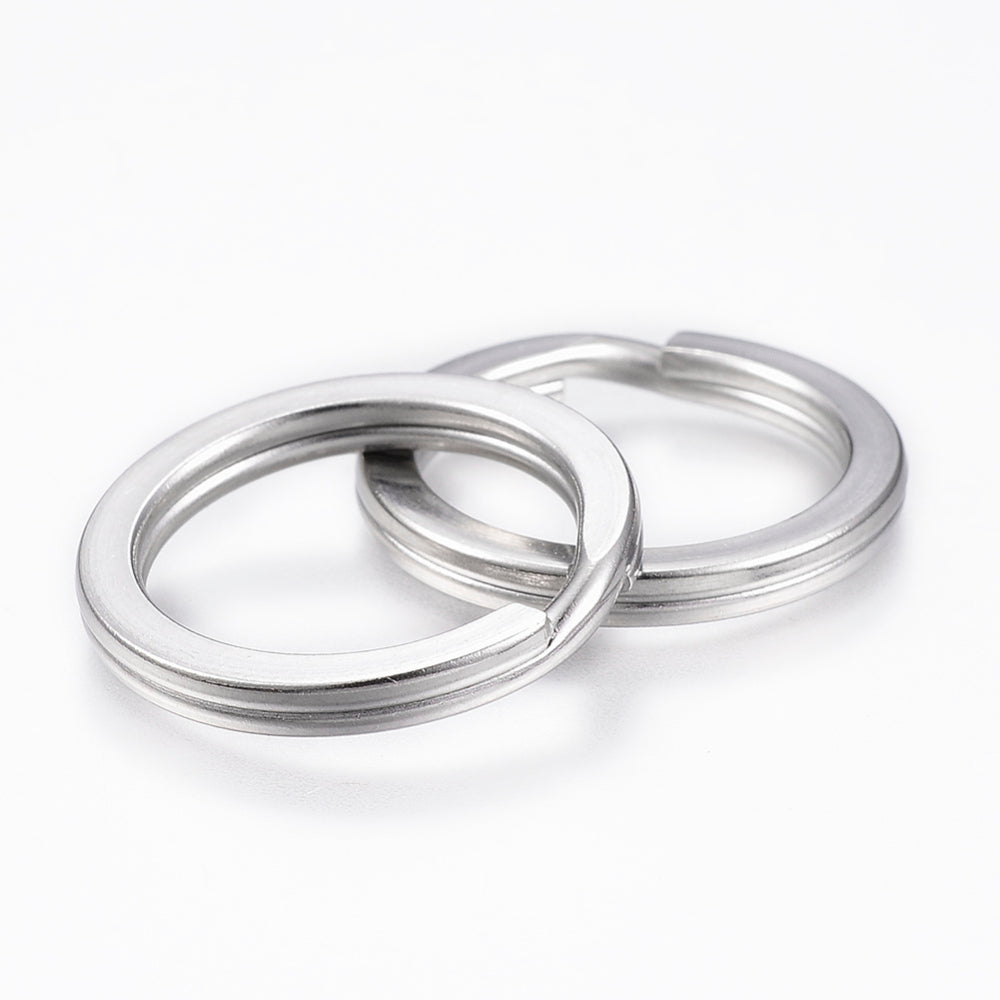 Stainless Steel Flat Key Rings