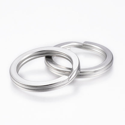 Stainless Steel Flat Key Rings