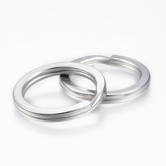 Stainless Steel Flat Key Rings