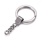 Flat Key Ring with Chain