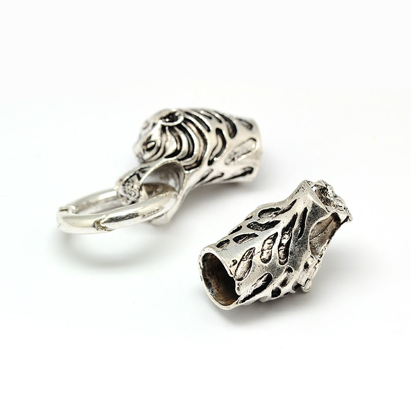 Tiger Head Cord Clasp