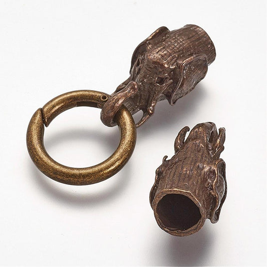 Elephant Head Cord Clasp