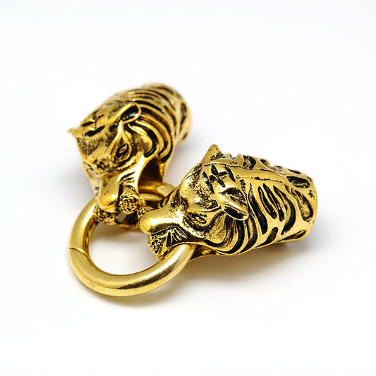 Tiger Head Cord Clasp