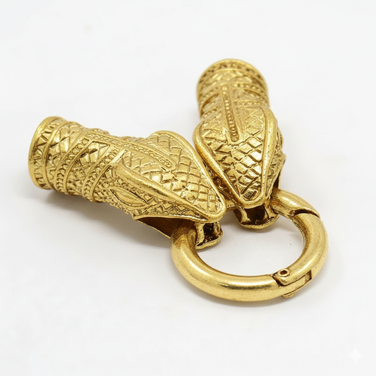 Snake Head Cord Clasp
