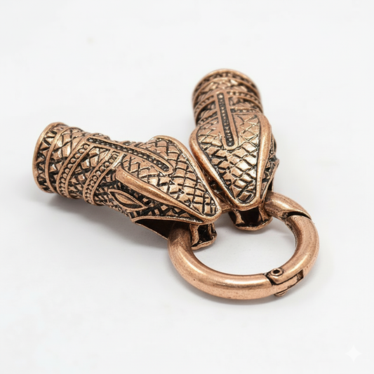 Snake Head Cord Clasp