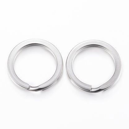 Stainless Steel Flat Key Rings