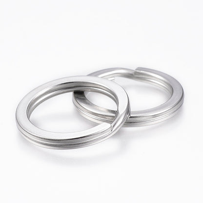 Stainless Steel Flat Key Rings