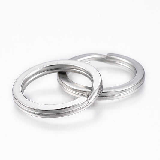 Stainless Steel Flat Key Rings