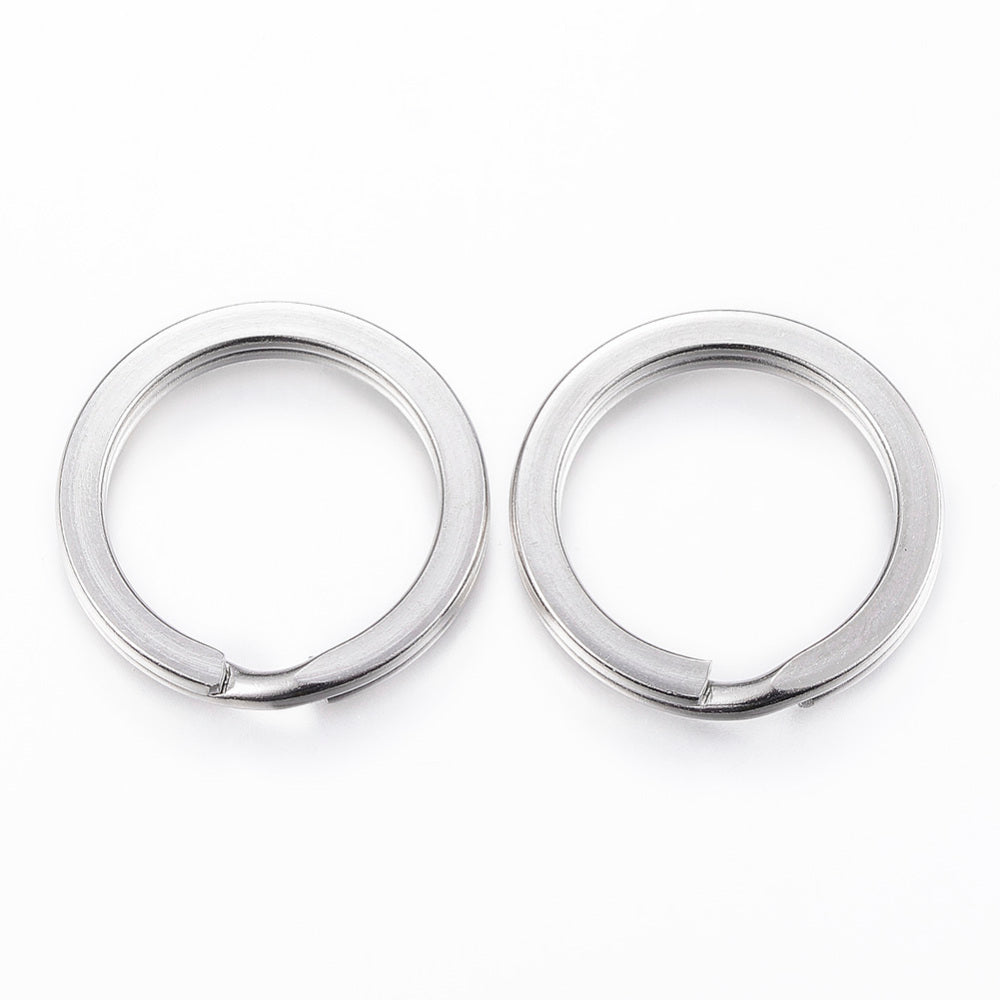 Stainless Steel Flat Key Rings
