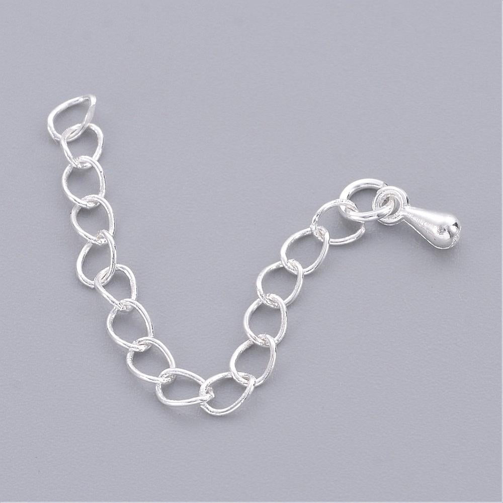 Chain Extender with Teardrop Charm