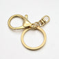 Swivel Key Clasp with Split Ring