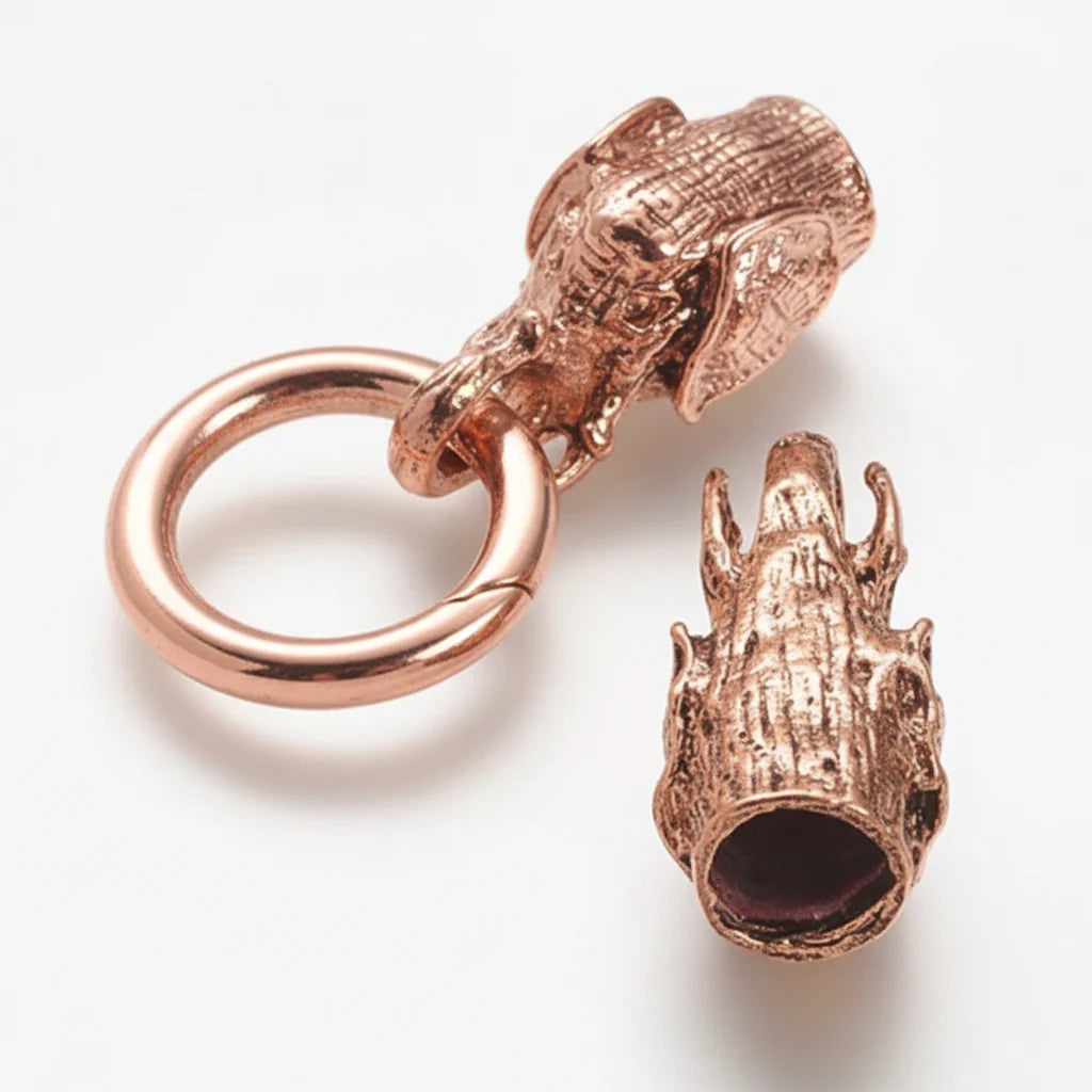 Elephant Head Cord Clasp