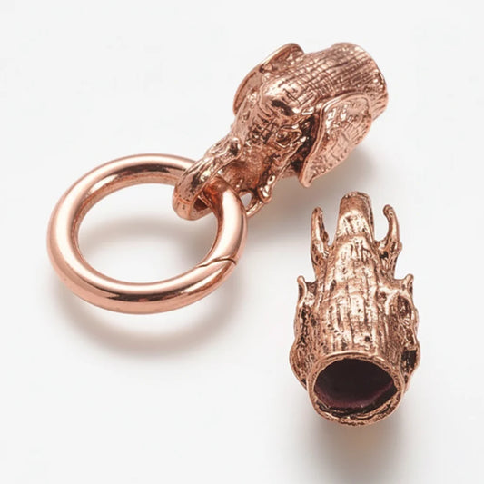 Elephant Head Cord Clasp