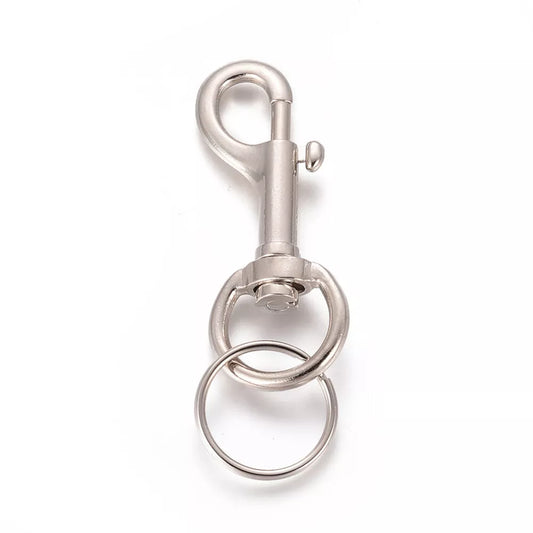 Swivel Trigger Clasp With Key Ring
