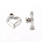 Heart Shaped Toggle Clasps
