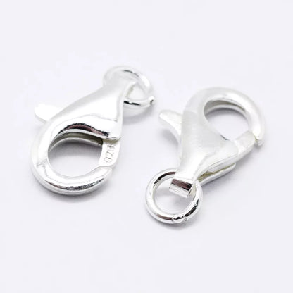 Electroplated 925 Sterling Silver Lobster Clasps