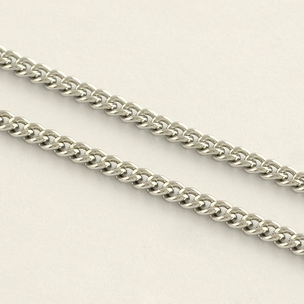 Stainless Steel Curb Chain 2.7 mm Link Length - 10 Metre Reel