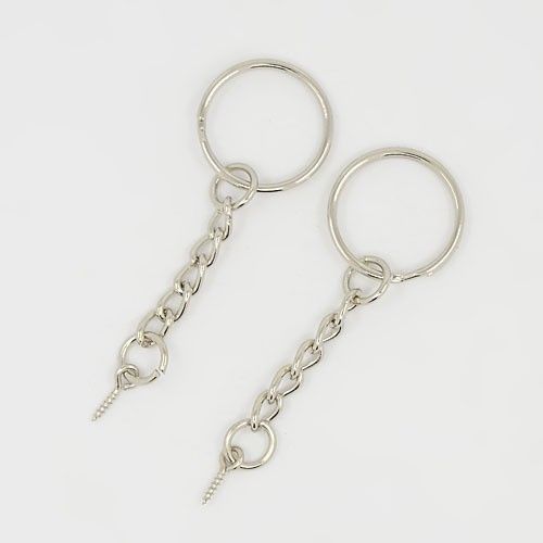 Key Ring with Chain and Screw Bail - Pack of 1000 - FindPak
