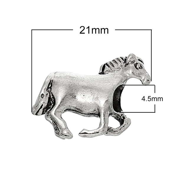 European Style Horse Bead - 4.5 mm Hole