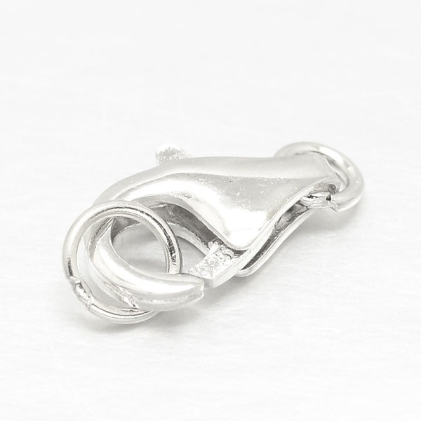 Sterling Silver Lobster Clasps 11 mm x 7 mm x 4 mm