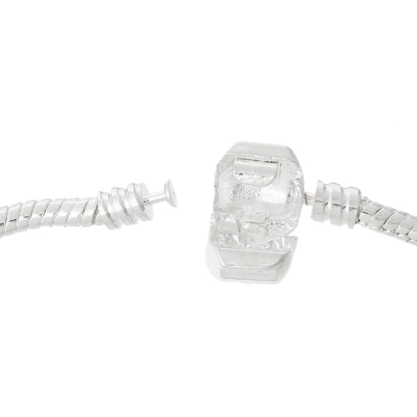 European Style Silver Bracelet 20 cm x 3 mm