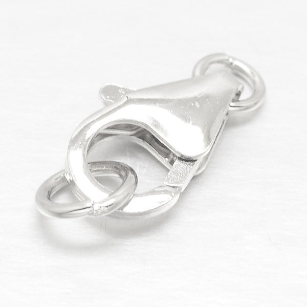 Sterling Silver Lobster Clasps 12 mm x 9 mm x 4 mm