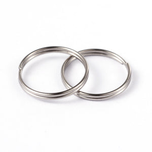 Stainless Steel Split Rings 15 mm