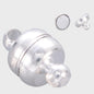 Oval Magnetic Clasps (Silver or Gold) 11 x 7 mm - Pack of 100 - FindPak